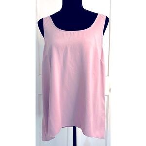 WILFRED Lavender Sleeveless Top in Polyester and Silk Size M